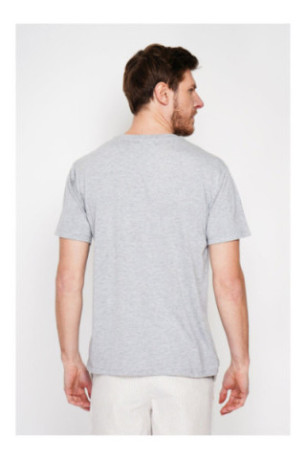 T-shirt - SECRET DU LIN - Gris Perle