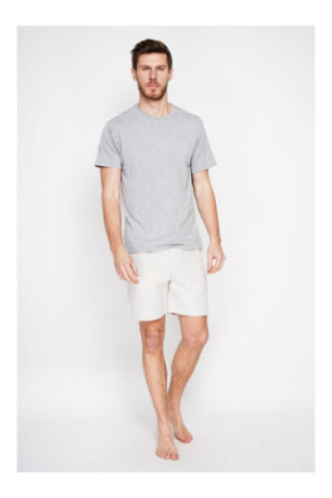 T-shirt - SECRET DU LIN - Gris Perle