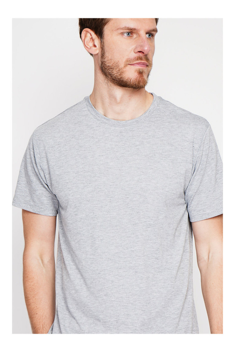 T-shirt - SECRET DU LIN - Gris Perle