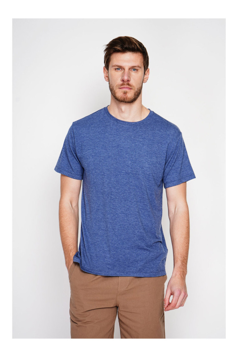 T-shirt - SECRET DU LIN - Marine