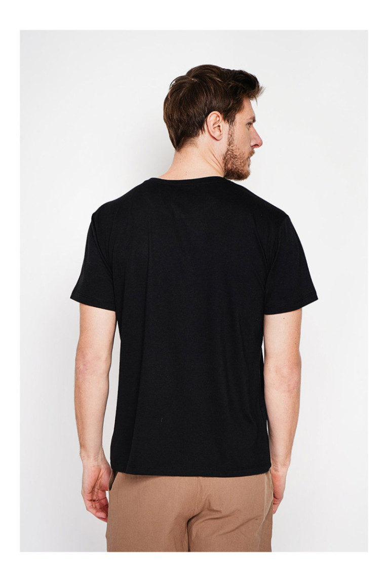 T-shirt - SECRET DU LIN - Noir