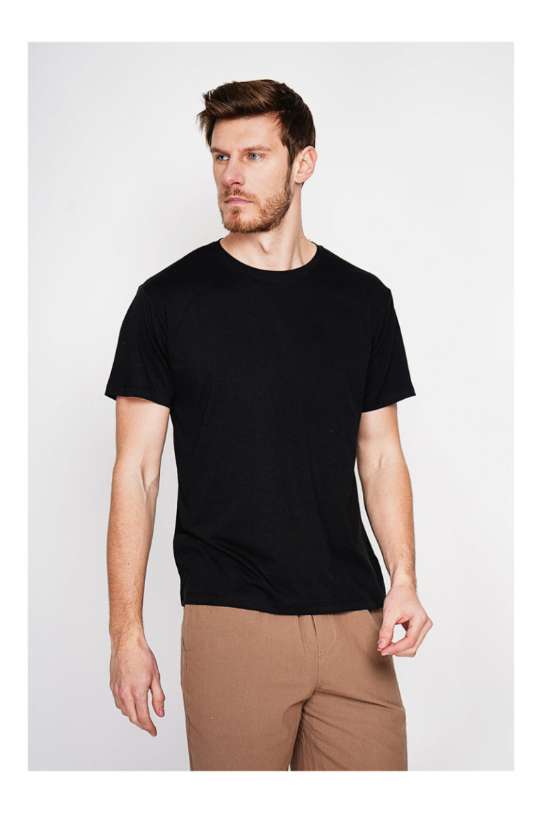 T-shirt - SECRET DU LIN - Noir