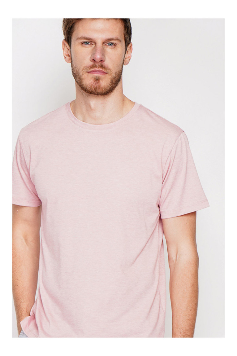 T-shirt - SECRET DU LIN - Rose Clair