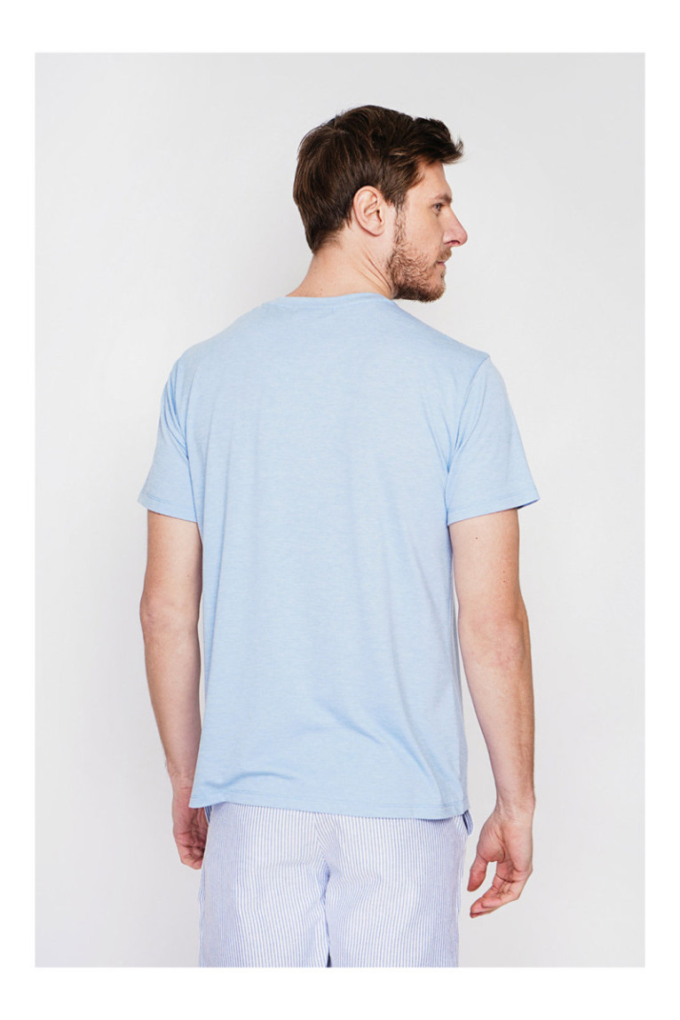 T-shirt - SECRET DU LIN - Ciel