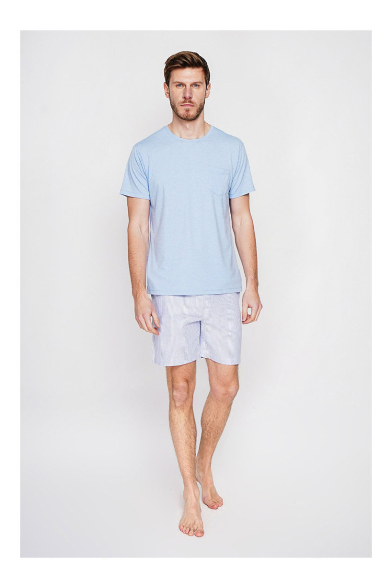 T-shirt - SECRET DU LIN - Ciel