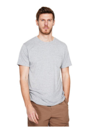 T-shirt - SECRET DU LIN - Gris Perle