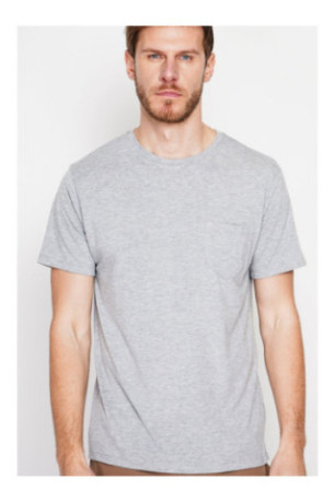 T-shirt - SECRET DU LIN - Gris Perle