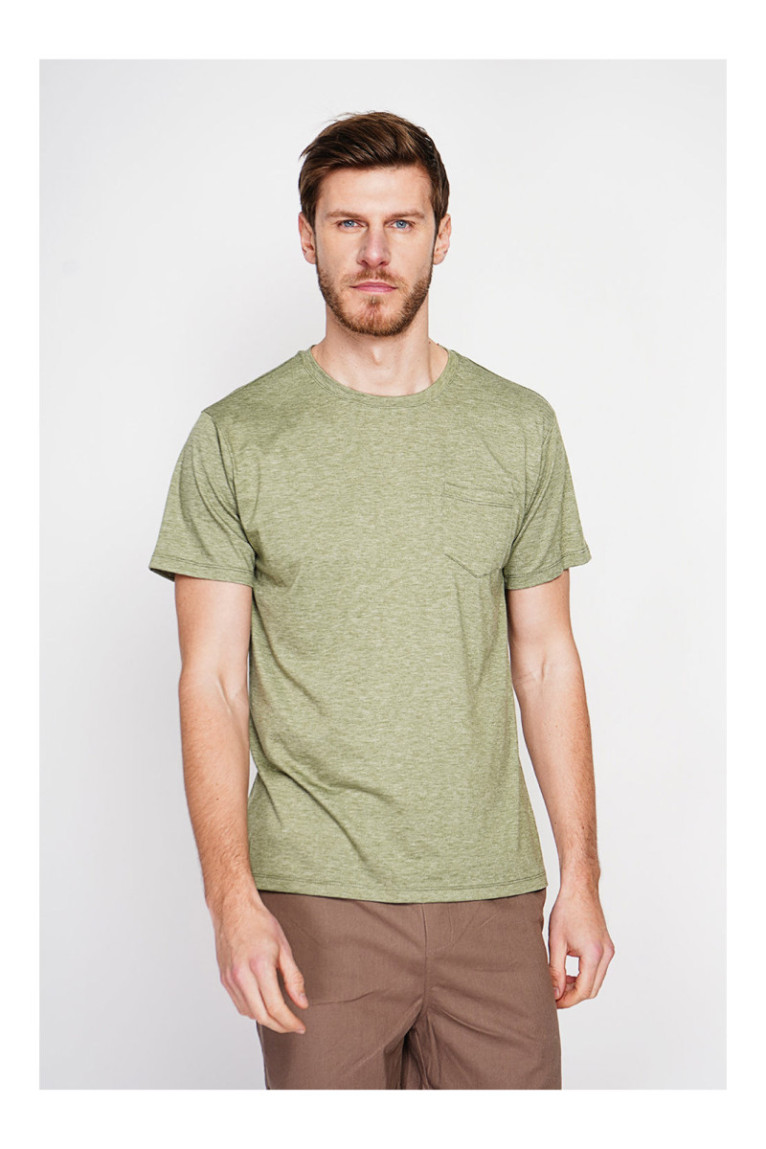 T-shirt - SECRET DU LIN - Kaki