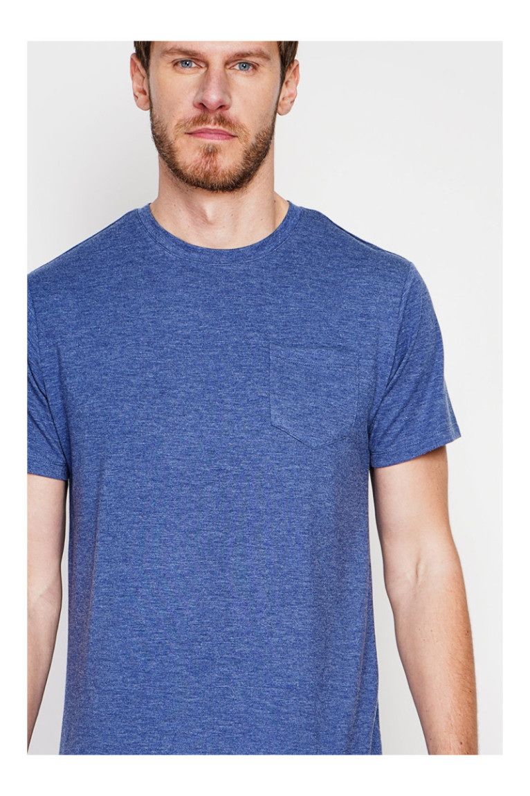T-shirt - SECRET DU LIN - Marine