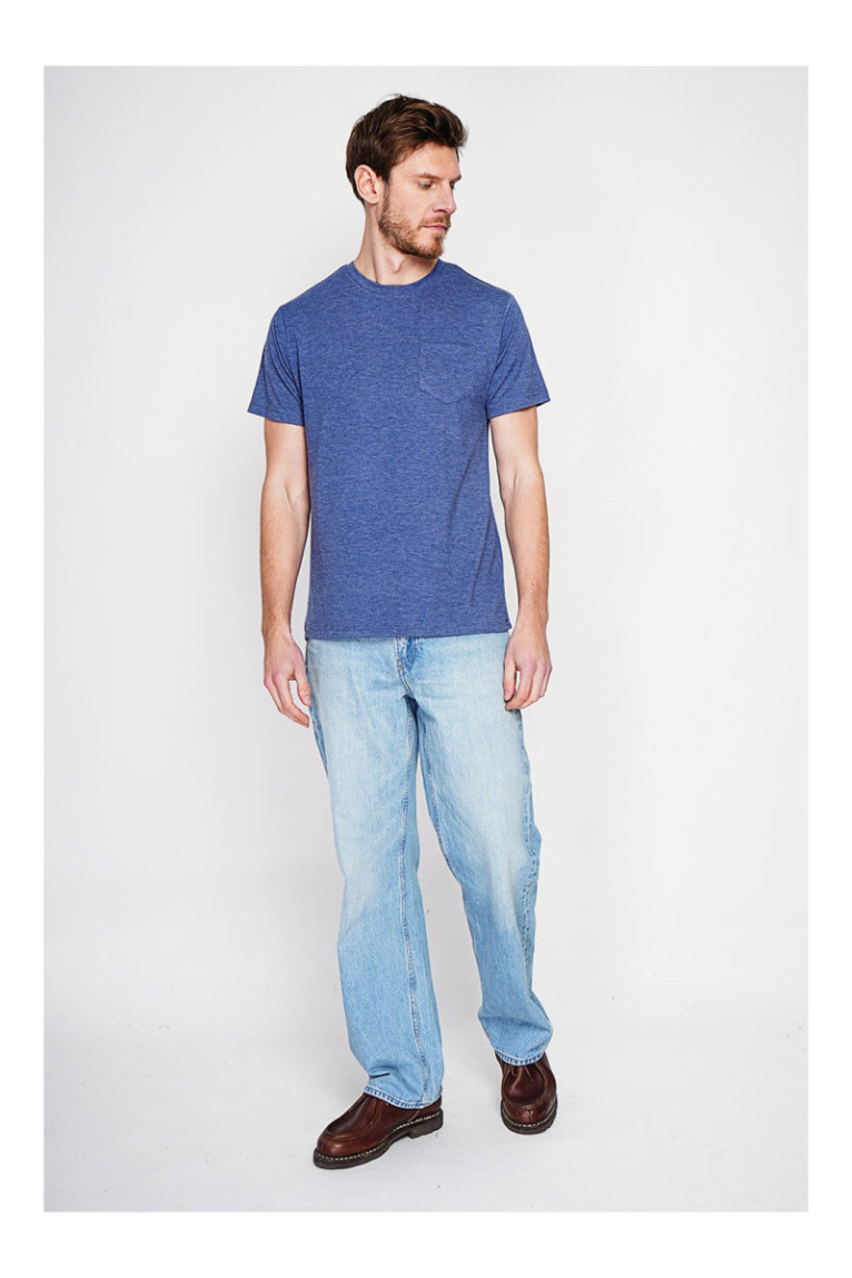 T-shirt - SECRET DU LIN - Marine