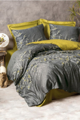Ensemble de housse de couette en satin - 240x220cm