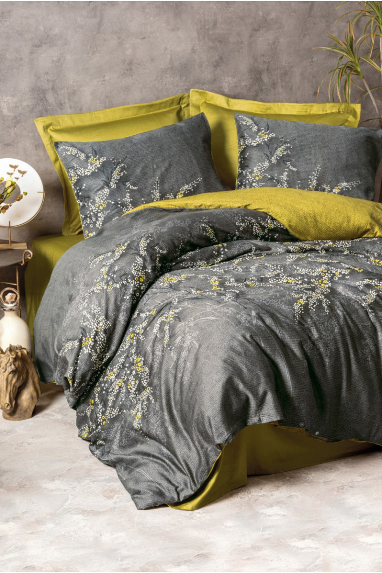 Ensemble de housse de couette en satin - 240x220cm