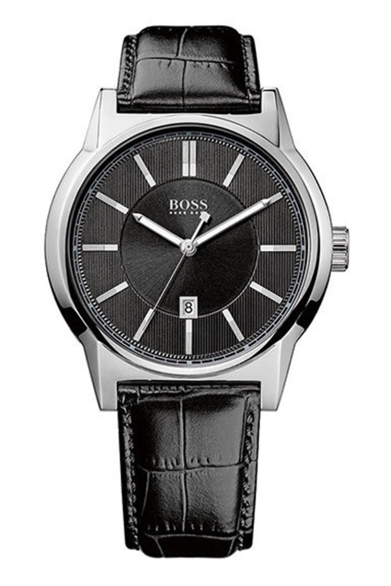 Montre et boutons de manchette Noir 40 mm