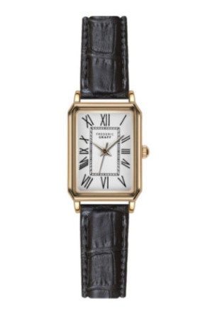 Montre Quartz - FREDERIC GRAFF - Rose gold/Croco Black/Matt White