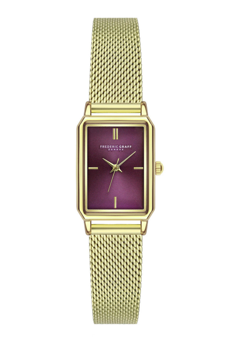Montre Quartz - FREDERIC GRAFF - Gold/Gold/Burgundy red sunray