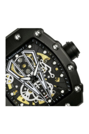 Montre Automatique Homme - Black/Yellow/Black