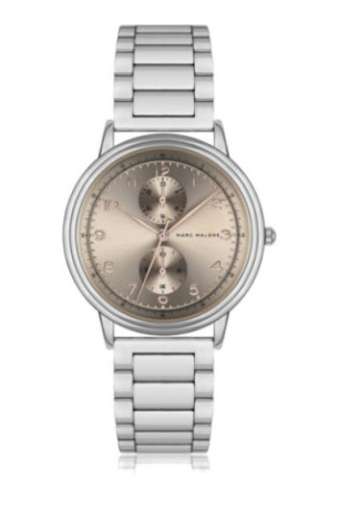 Montre Quartz Homme - Silver/Silver/Rose gold sunray