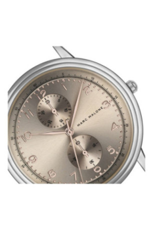 Montre Quartz Homme - Silver/Croco black/Rose gold sunray