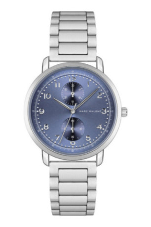 Montre Quartz Homme - Silver/Silver/Light blue sunray