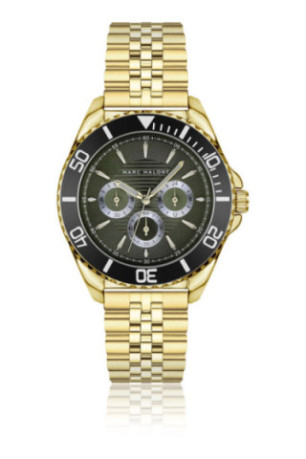 Montre Quartz Homme - Gold/Gold/Omega Green