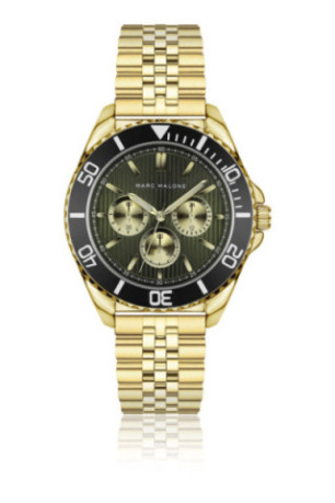 Montre Quartz Homme - Gold/Gold/Omega Green