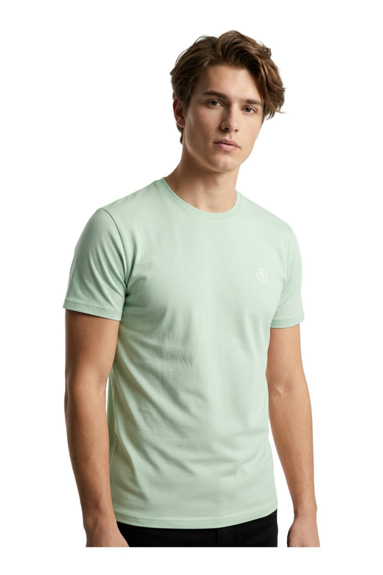 T-shirt Miles manches courtes Vert pastel La Maison Blaggio