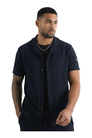 Chemise gaufrée manches courtes La Maison Blaggio