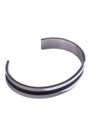 Bracelet - Silver and black