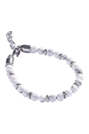 Bracelet - White and silver