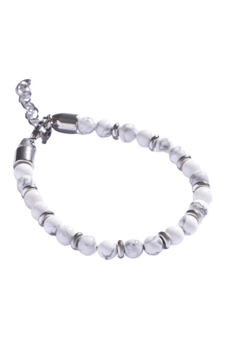 Bracelet - White and silver