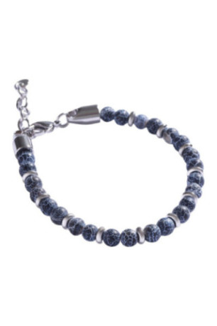 Bracelet - Blue and silver