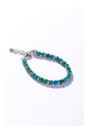 Bracelet - Green/blue/silver