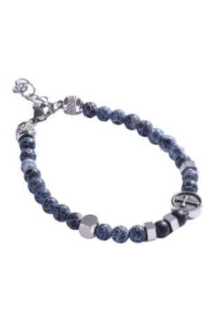 Bracelet - Blue/black/silver