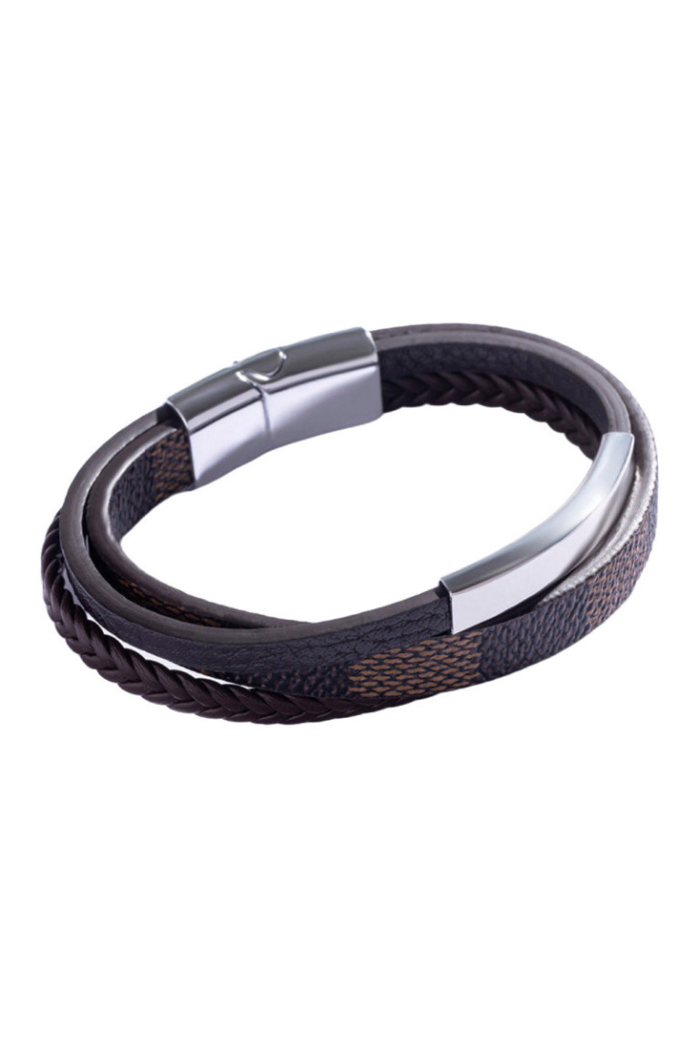 Bracelet - MARC MALONE - Brown and silver