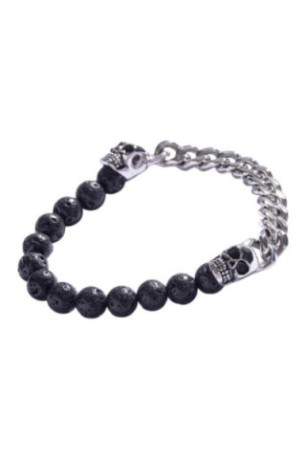Bracelet - Black and silver