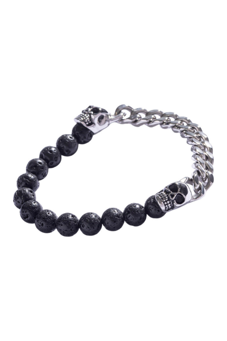 Bracelet - Black and silver