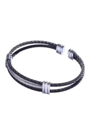 Bracelet - Black and silver