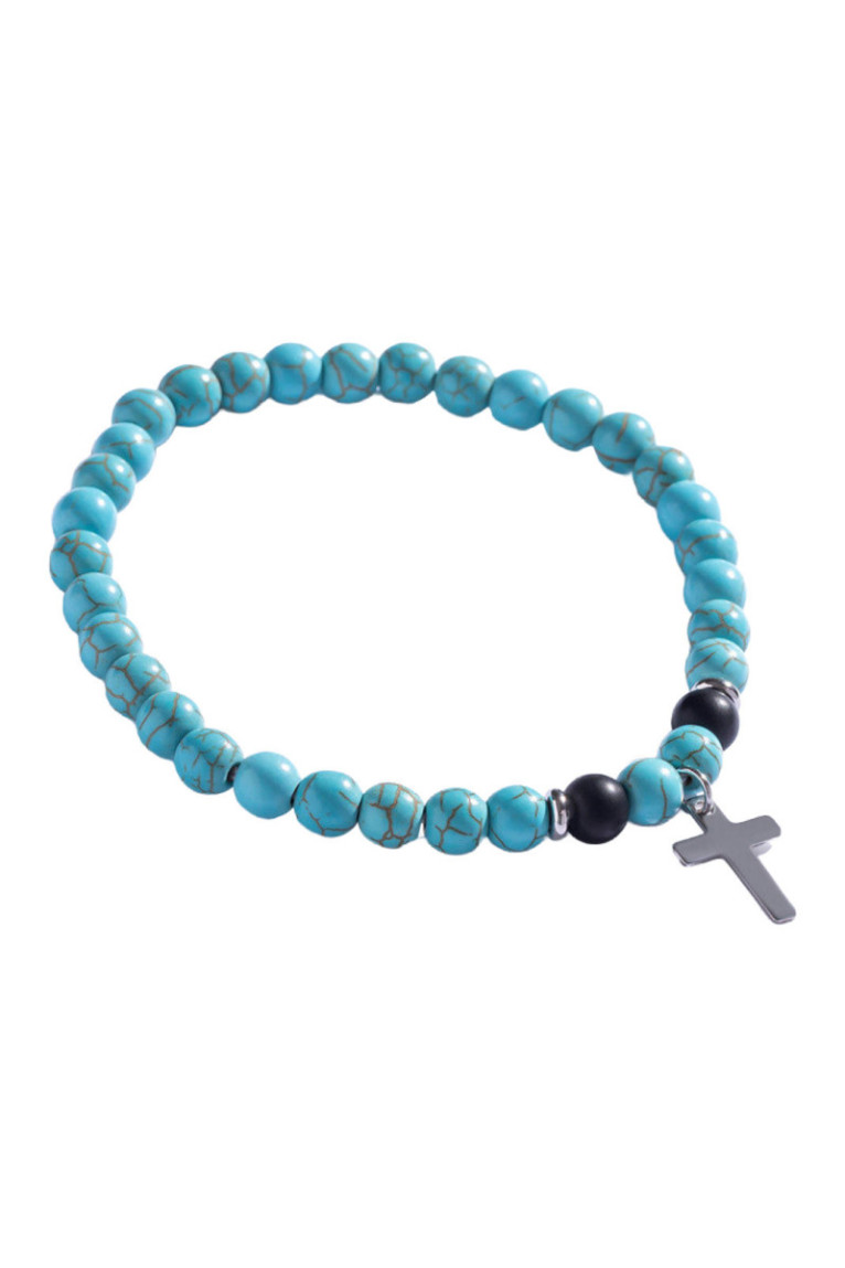 Bracelet - Blue/black/silver