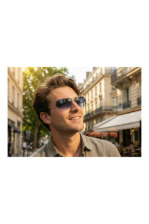 Lunettes de soleil - Gradient/Silver/Silver