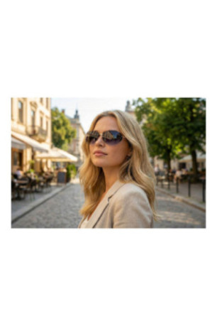 Lunettes de soleil - Gradient/Silver/Silver