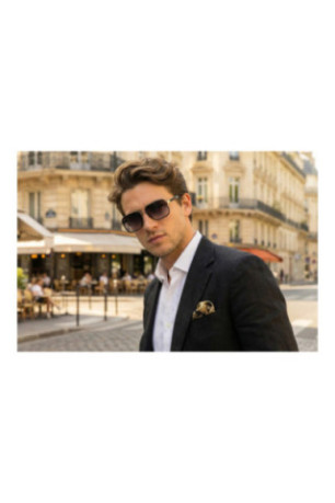 Lunettes de soleil - Gradient/Black. gold/Gold