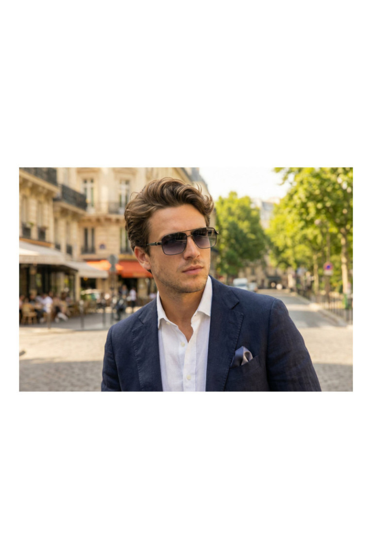 Lunette de soleil - MARC MALONE - Gradient/Black/Black