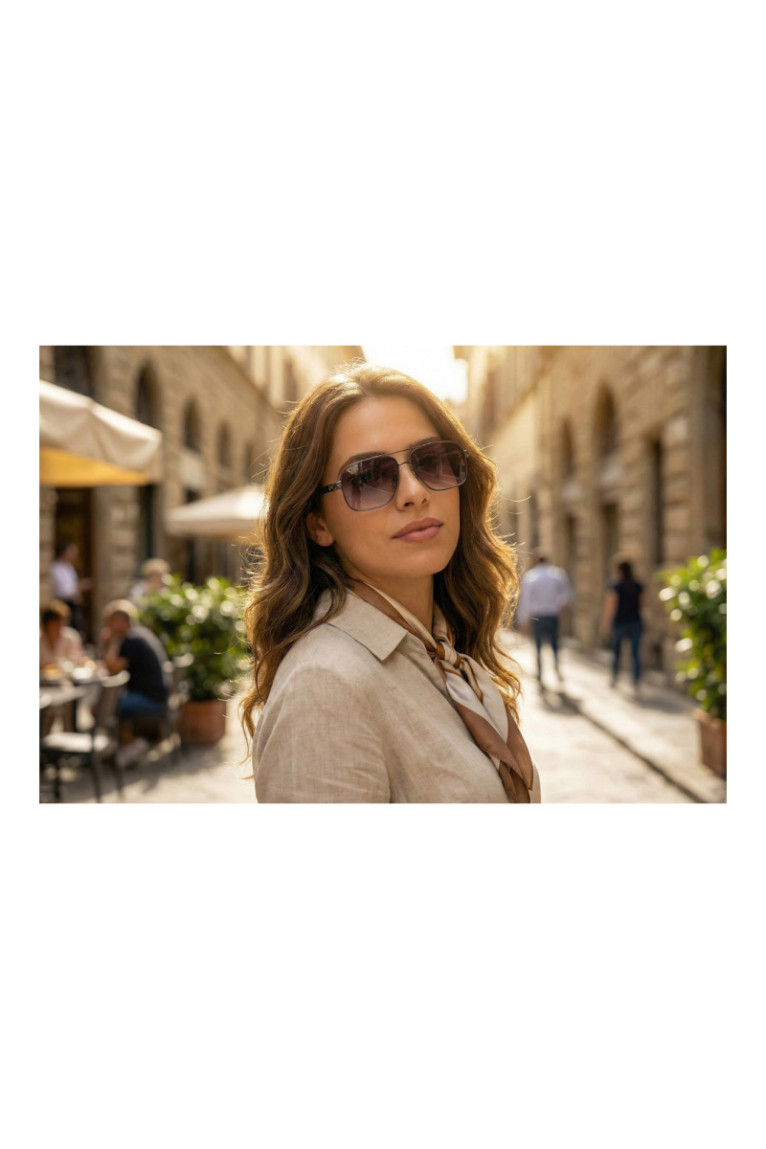 Lunette de soleil - MARC MALONE - Gradient/Black/Black