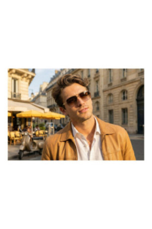Lunettes de soleil - Gradient/Gold/Gold
