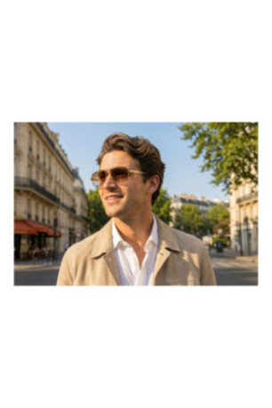 Lunettes de soleil - Gradient/Gold/Gold