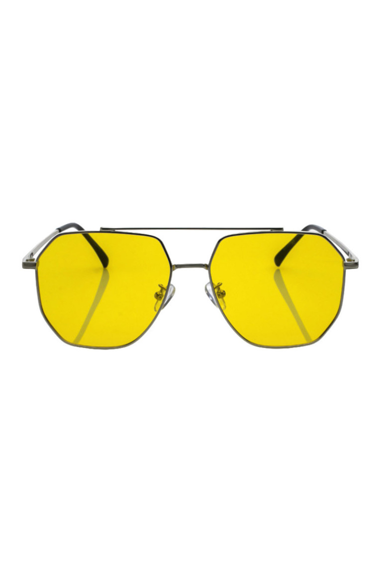 Lunettes de soleil - Yellow/Silver/Silver