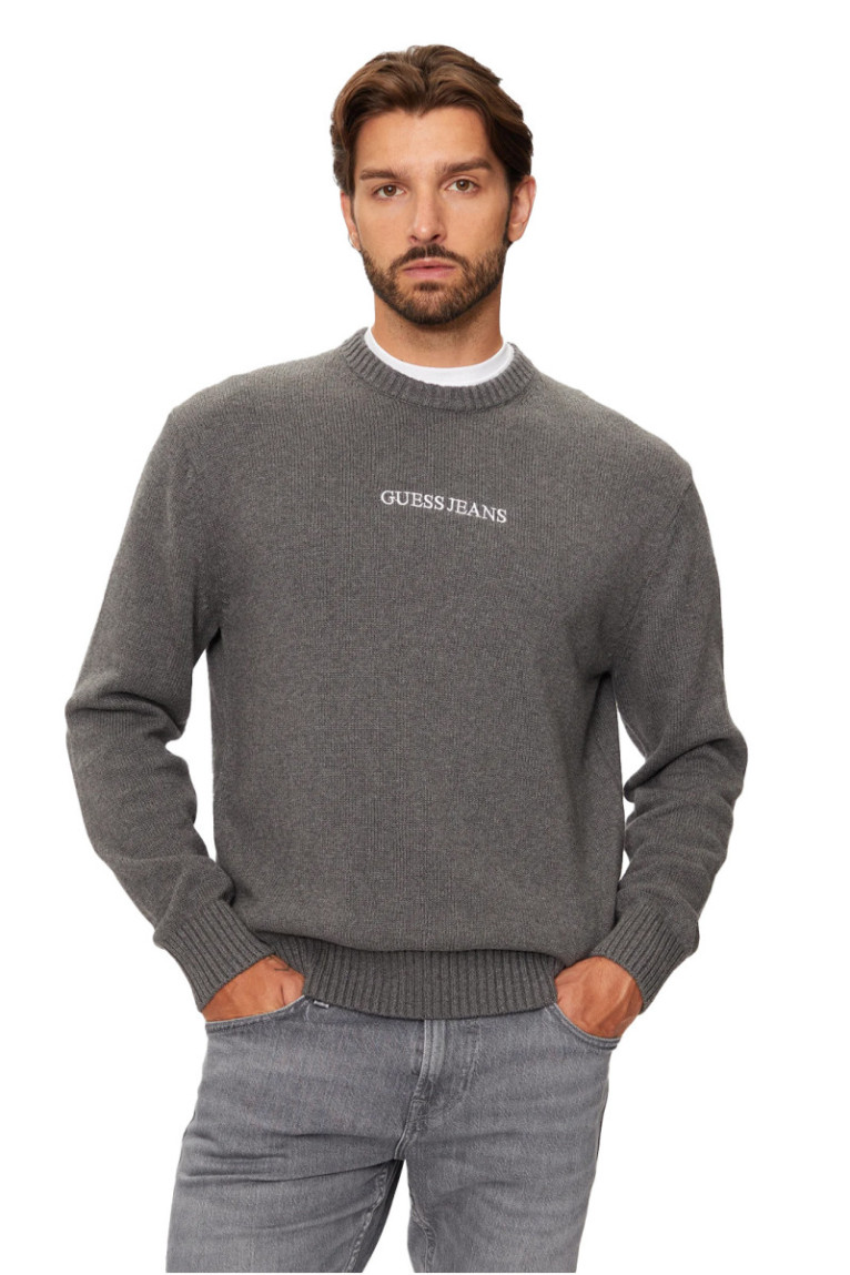 Pull ML brodé Guess jeans