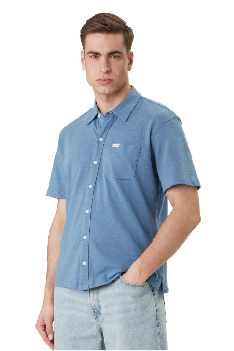 Chemise MC uni Guess jeans