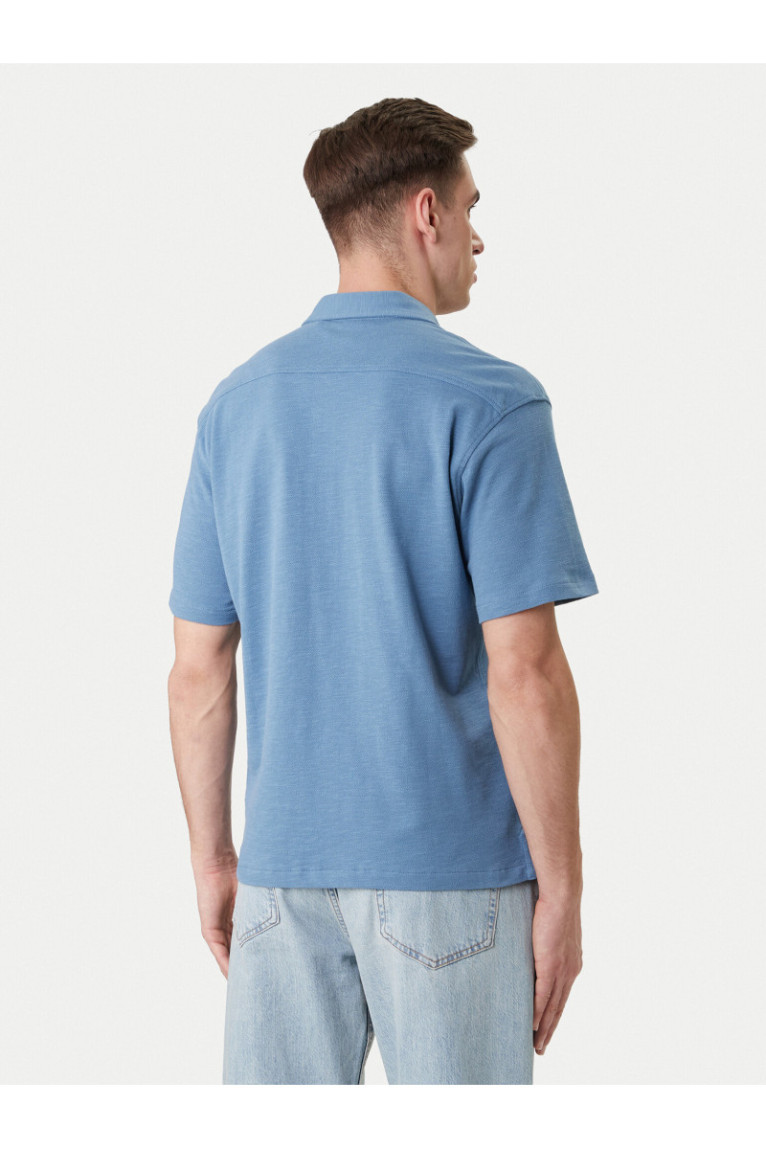 Chemise MC uni Guess jeans