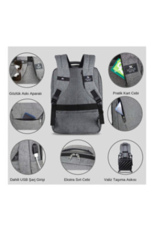 Sac pour ordinateur portable - Gris